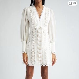 Zimmermann Cream Lace Dress